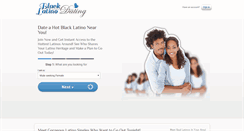 Desktop Screenshot of blacklatinodating.com